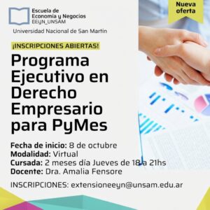 Programa Ejecutivo en Derecho Empresario para Pymes
