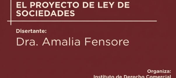Amalia Fensore en el Colegio de Abogados de San Martín